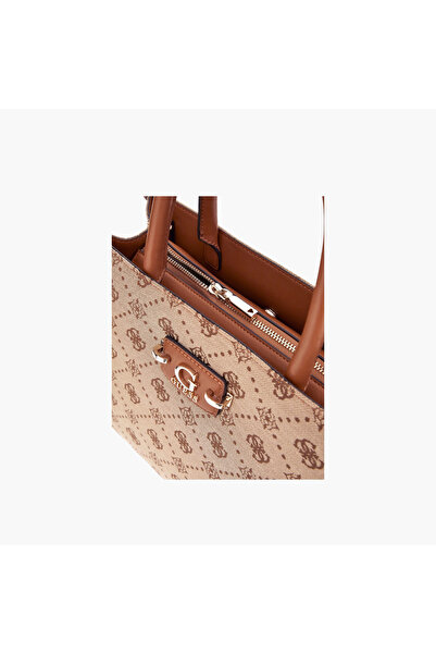 Guess Monogrammed Tote Bag With Handles