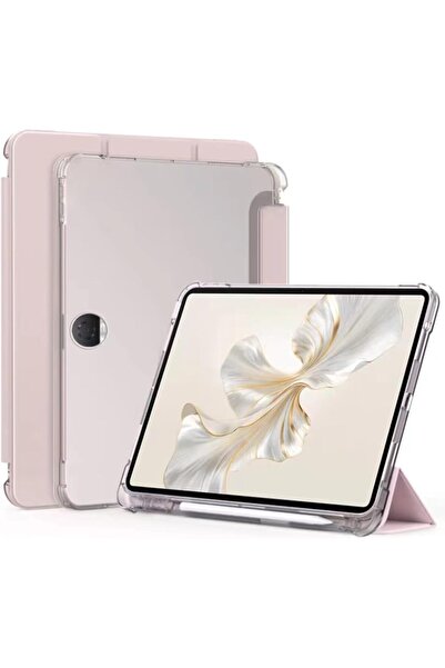 neslin Slim TPU Shockproof Case with Pencil Holder for Honor Pad 9 12.1 in (Pink)