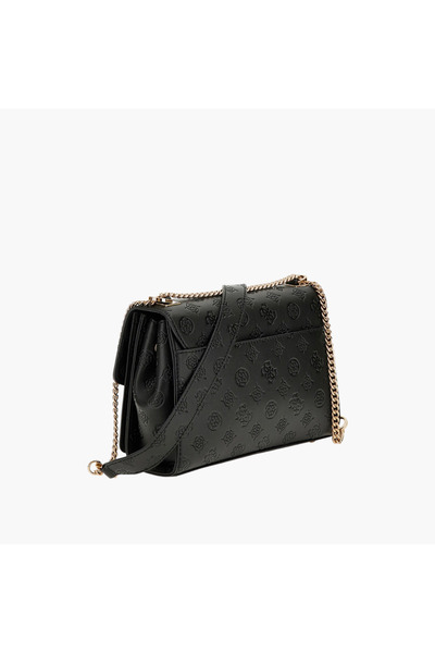 Guess Embossed Flap Crossbody Bag