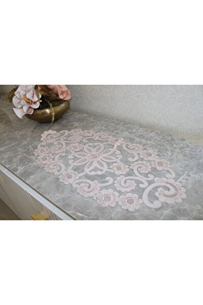 HUZUR ÇEYİZ Kilis İşi Sarmaşık 3-Piece Coffee Table Set