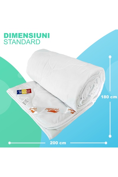 Pernador Quilted winter duvet, Cotton 400g/sqm, washable at 60°C, 180cm x 200cm