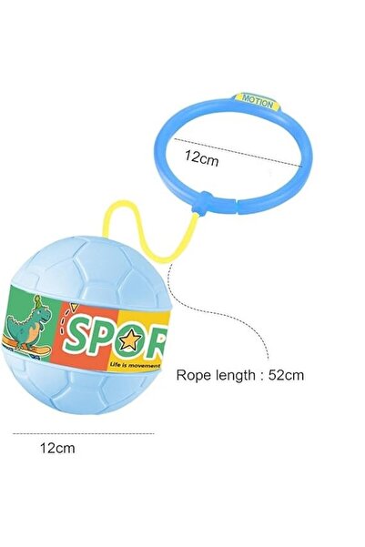Flippy Flippy Jumping Ball, Hula Hoop, Lighted, 12 cm, 4-6 Years, Plastic, Blue
