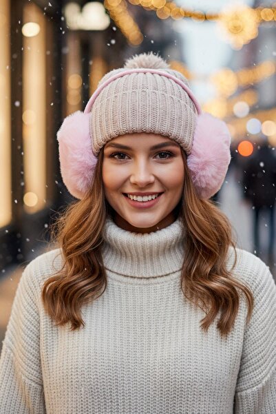 Eke Tekstil Plush Foldable Soft Textured Headphone