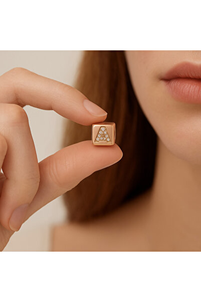 SE Jewellery Collection Selin Ersoy Rose Harfli Xupıng Kolye Ucu – A Harfi Zi...
