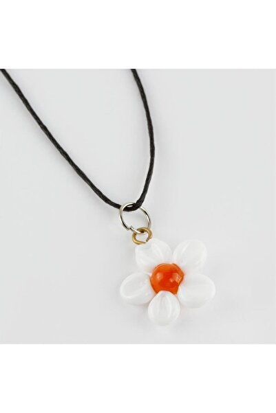 ZERO LAND قلادة زجاجية LVSQVR باباتيا (153440) - أبيض