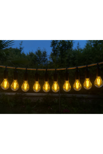 kialed 10'lu Taşınabilir Kumandalı Solar Şarjlı Led Ampul
