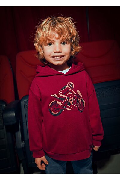 MAYORAL Boy's Printed Hooded Sweatshirt
