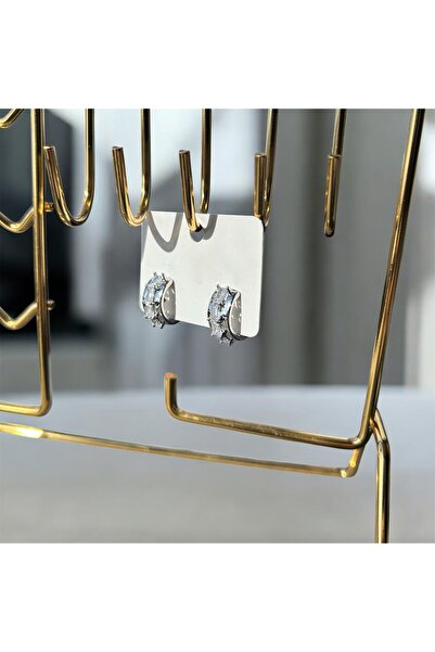 Birth of Venus VIP Özel Seri Paslanmaz Xuping Çelik Halka Zirkon Taşlı Tasarım Küpe