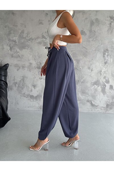 TheyYou PANTALONI SHALWAR ELASTICI DIN TESUT MODAL