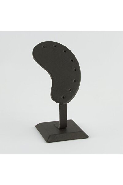 ZERO LAND حامل أقراط مغطى بالجلد من LVSQVR (144944)-أسود