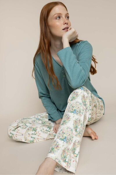 AYYILDIZ 63595 Mavi Pijama Takımı