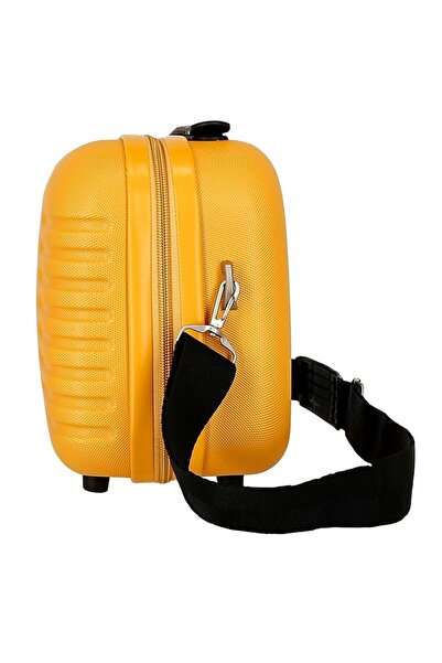 Roll Road Travel bag, India, ABS, adaptable, ocher, 21x29x15 cm