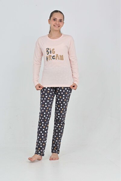 Toontoy Girl's Big Dream Printed Pajama Set