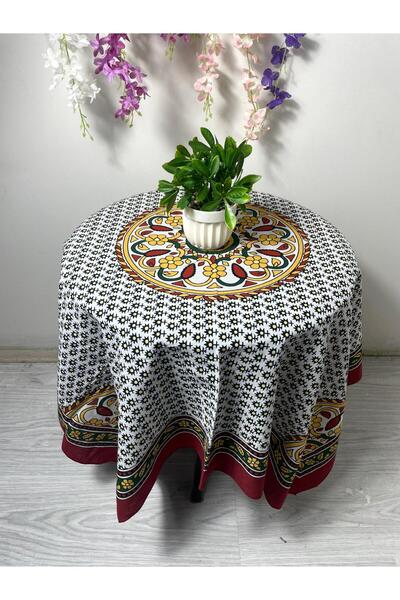 Sobe Hediyelik Ethnic Patterned Colorful Fiskos Coverlet 110X110 cm – Stylish...