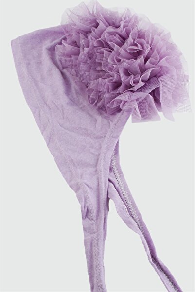 ZERO LAND Lvsqvr Stitched (151448) Ruffled Bonnet-Purple