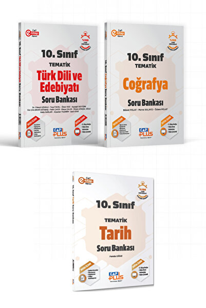 Çap Yayınları 10. Sınıf Edebiyat Tarih Coğrafya Tematik Soru Bankası Seti 2026