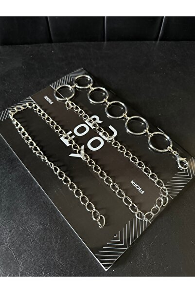 Fiori Curea de talie cu lanț pentru femei cu detaliu rotund, centură pentru haină, centură pentru rochie, centură pentru cămașă, centură cu lanț