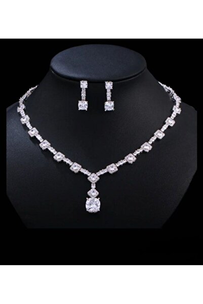 Generic مجموعة قلادات من الزركونيا المكعبة