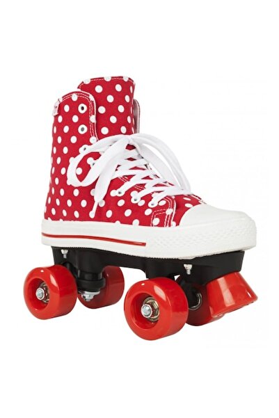 Rookie Canvas High Polka Dots 35 Roșu Alb