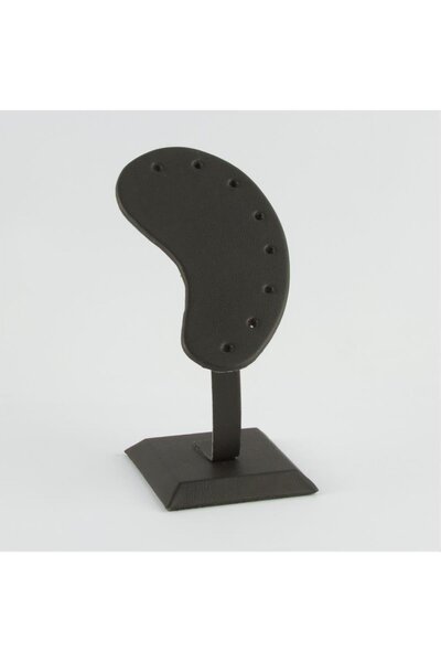 ZERO LAND حامل أقراط مغطى بالجلد من LVSQVR (144944)-أسود