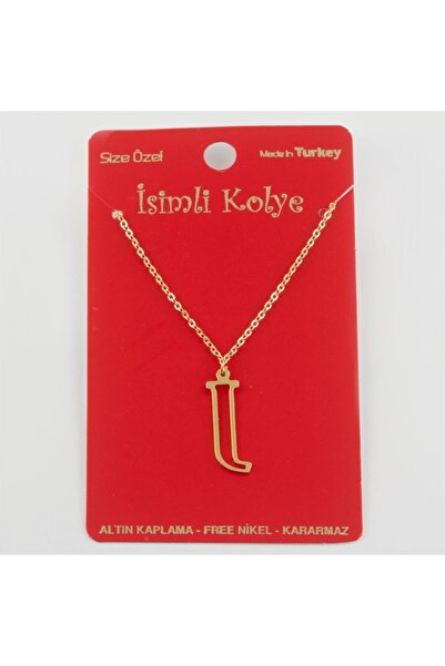 ZERO LAND قلادة من النحاس الأصفر الخالص (153918) - حرف-J