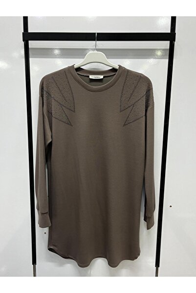 İDOL GİYİM Soft Textured Combed Cotton Tunic