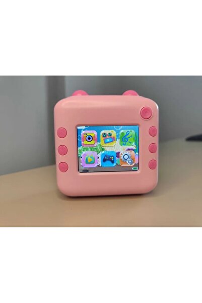 Flippy Instant-Print Kids Camera, USB-C & Bluetooth, Pink (Ears Model)