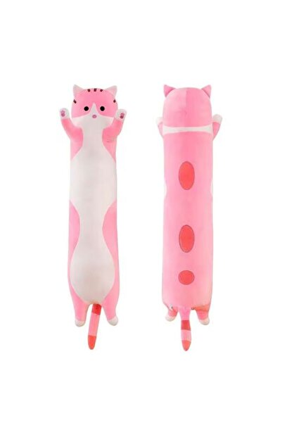 NextFarma Plush cat toy, For children and adults, Pillow type, length 50 cm, pink color, NextFarma®