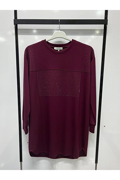 İDOL GİYİM Soft Textured Stone Patterned Tunic