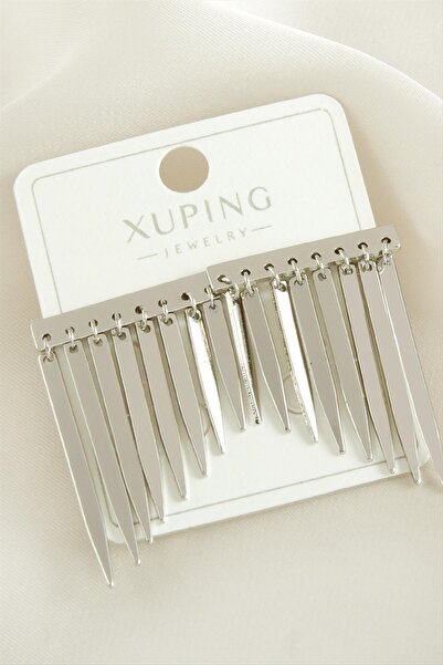 ZERO LAND Lvsqvr Xuping Luxury Steel (153633) Earrings-Silver Color