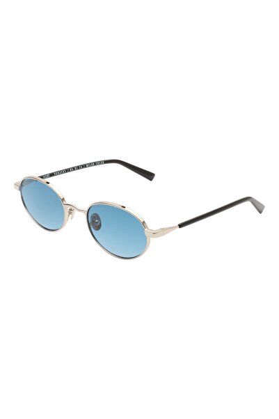 GAST Jade Silver Navy Blue Unisex Sunglasses