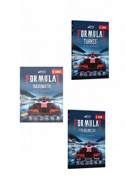 Son Viraj Yayınları 8. Sınıf LGS Türkçe Matematik Fen Bilimleri Formula 1 Sor...