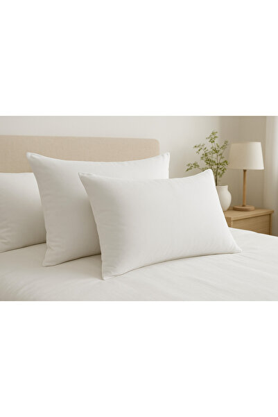 Binna Soft 2 Adet Pamuklu Boncuk Silikon Elyaf Dolgulu 50x70 cm 700 Gr Yastık