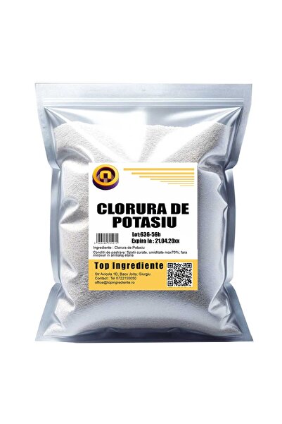 Top Ingrediente Χλωριούχο κάλιο – Κατάλληλο για τρόφιμα – 5 κιλά