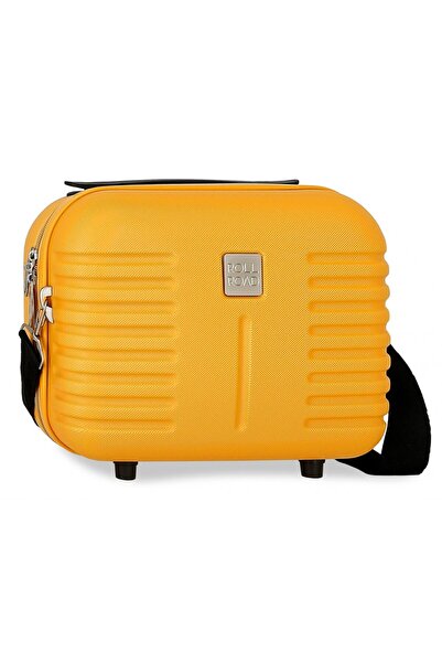 Roll Road Travel bag, India, ABS, adaptable, ocher, 21x29x15 cm