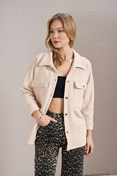 TENA Women's Stone Three Thread Buttoned Jacket