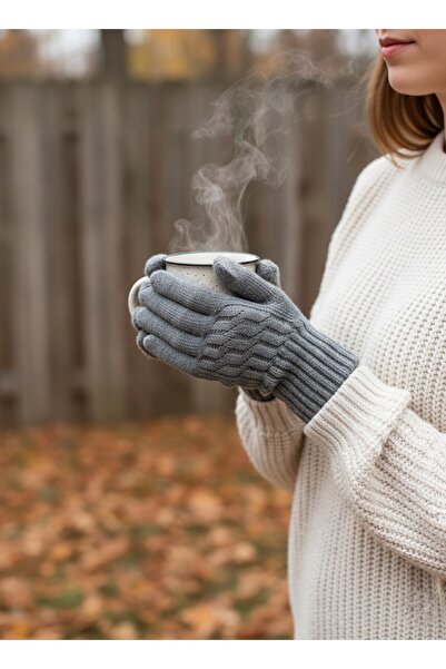 SYT Kadın Dokunmatik Örme Eldiven