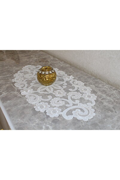 HUZUR ÇEYİZ Kilis İşi Sarmaşık 3-Piece Coffee Table Set