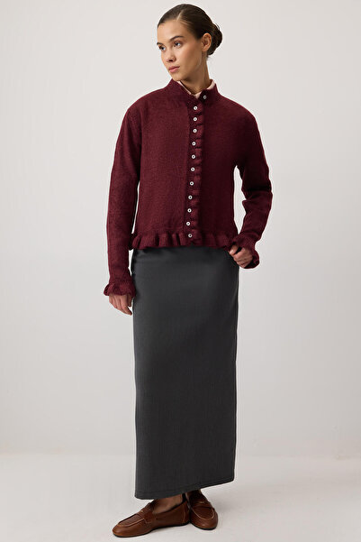 Touché Privé Frill Knitted Cardigan