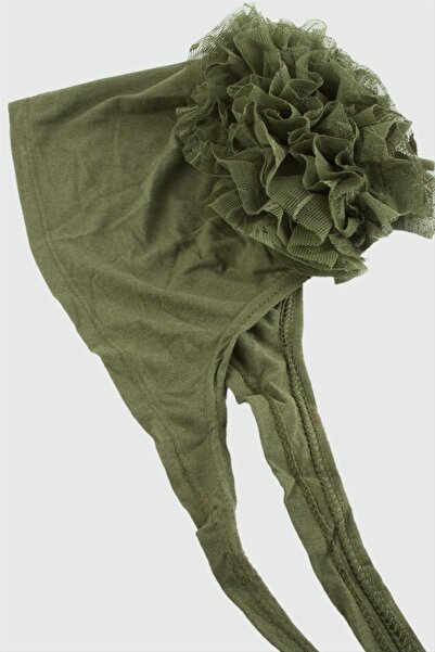 ZERO LAND Lvsqvr Stitched (151449) Ruffled Bonnet-Green