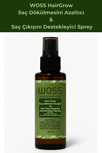 Woss HairGrow – Saç Çıkışını Destekleyici Sprey (100 ml)