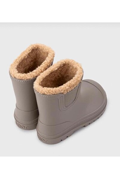IGOR Verona Borreguito Taupe/ Brown Fur Children's Rain Boots