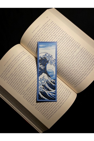 KAAZ DESIGN The Great Wave Kitap Ayracı 3D Baskı