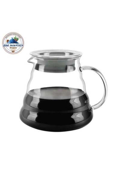 Blue mountain إبريق قهوة زجاجي 600 مل