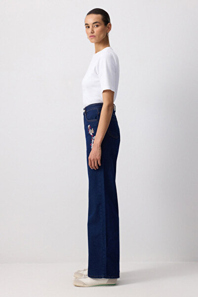 Touché Privé NAKIŞLI DENİM PANTOLON