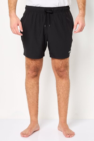 Calvin Klein Men Brand Logo Board Shorts, Black