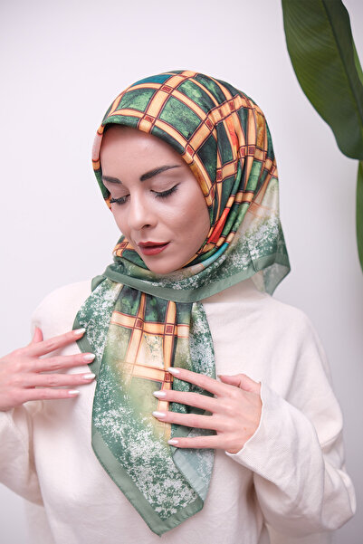 49eyşanipek وشاح ناعم رقمي بنمط مختلط ملون