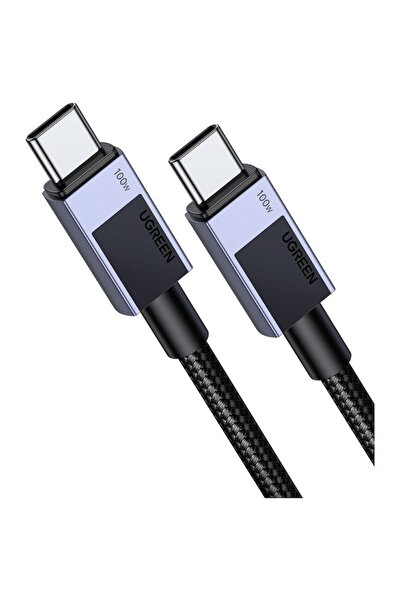 Ugreen L512 USB-C to USB-C 100W Fast Charging Data Cable, 1m, Black