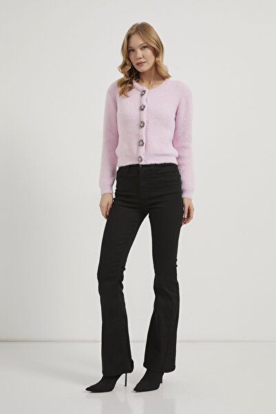 Arma Life Armalife 4349 Flower Accessory Buttoned Premium Women's Cardigan