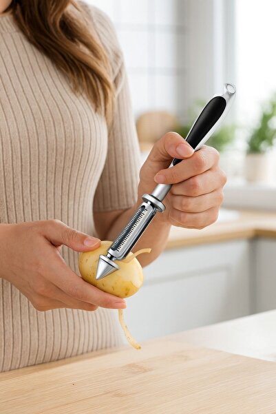 Arma House Lux Paslanmaz Ultra Keskin Çelik Sebze Meyve Soyacağı